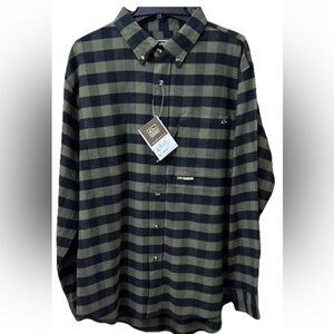 Drake Waterfowl Men's XL Autumn Buffalo Plaid Long Sleeve Shirt Outdoor Classic